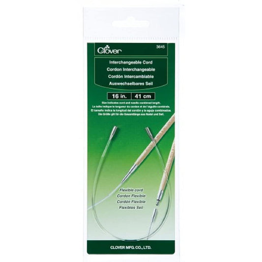 Clover 3645 Needlecraft Interchangeable Cord, 16"
