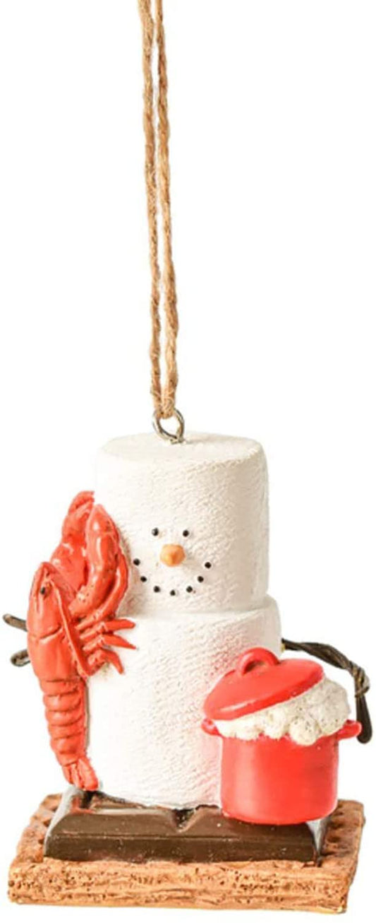 Ganz MX179697 S'Mores Lobster Hanging Ornament, 2.63 Inches Height, Multicolor