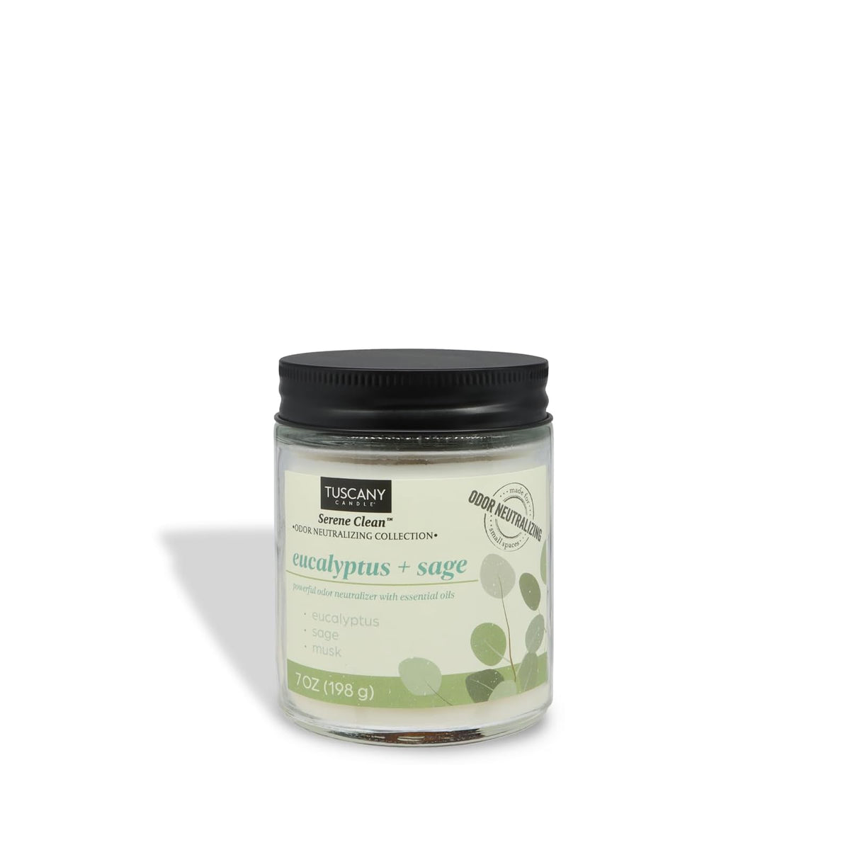Tuscany Candle Candle, 7 oz, White