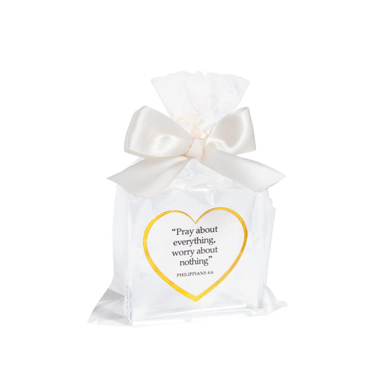 Mud Pie Decorative Signage, 3" x 3", Pray About