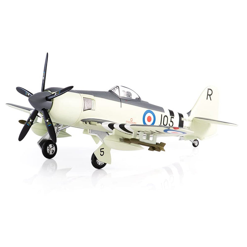 Motor city classics 1:72 Scale Hawker Sea Fury FB MK. II Royal Navy, No. 804 Squadron FAA, Korean War, 1951 - JCW-72-SFURY-002 - JC Wings