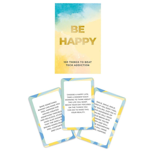 Gift Republic Be Happy - 100 Cards to Help You Find Your Way Back to Happiness