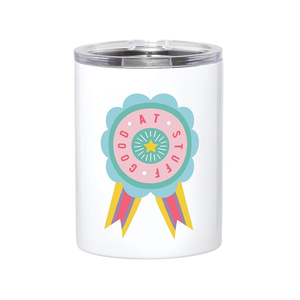 Slant Collections Drinking Cup, 12 Ounces, Good At Stuff