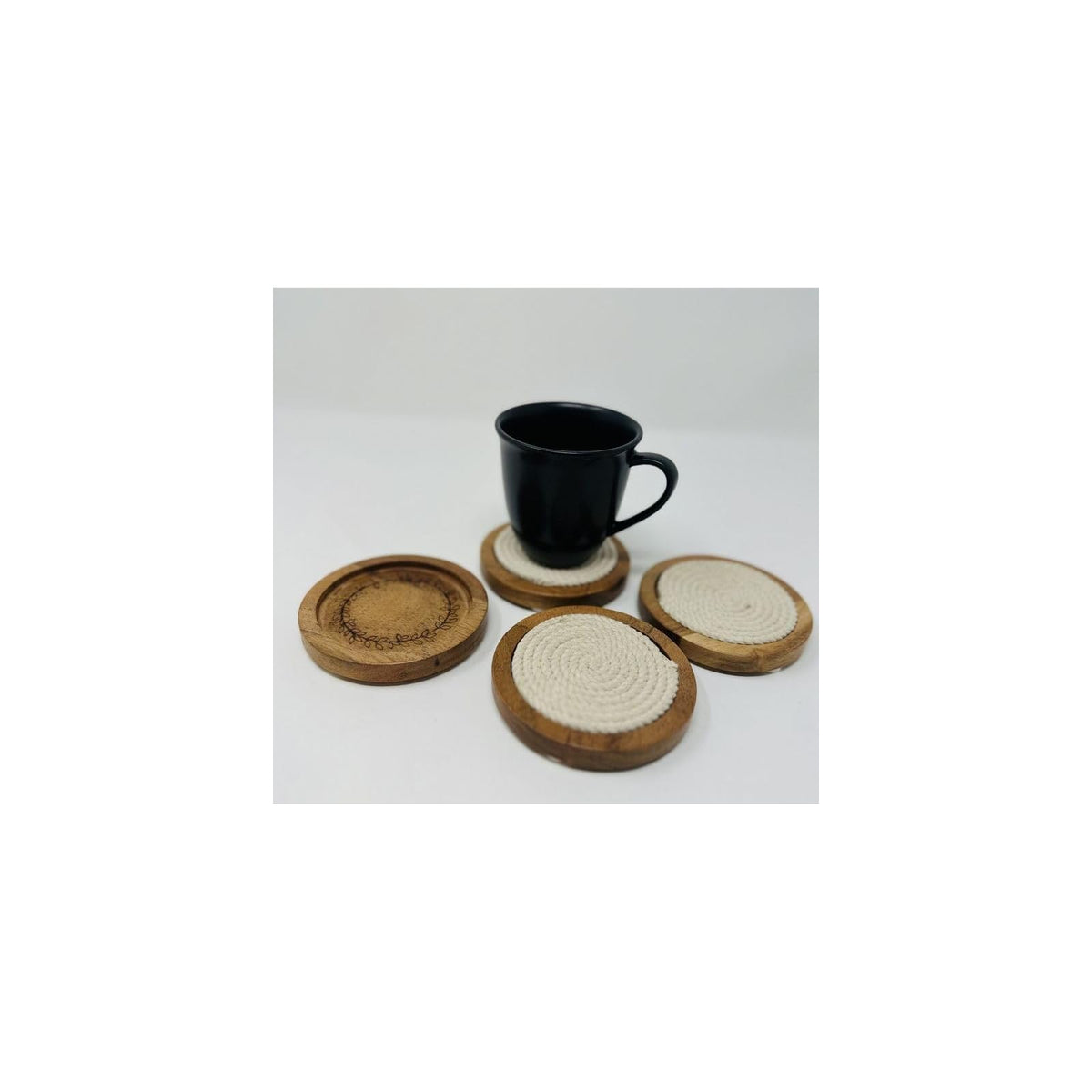 Drew Derose Drink Coaster, Brown