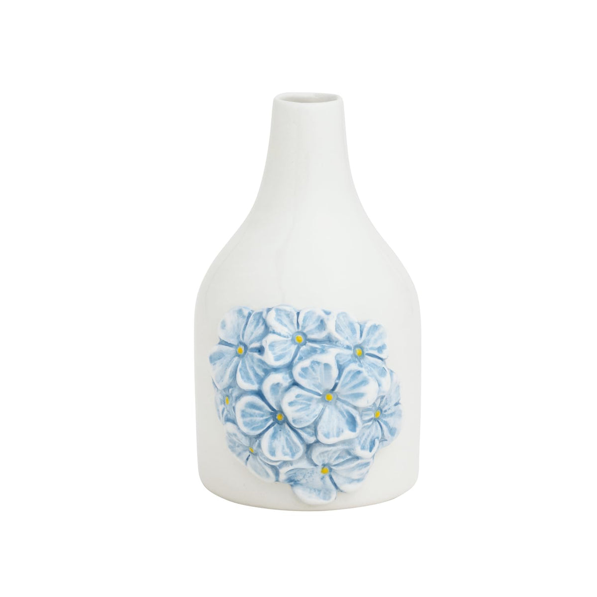 Mud Pie Vase, 4" x 2 1/4" dia, Blue