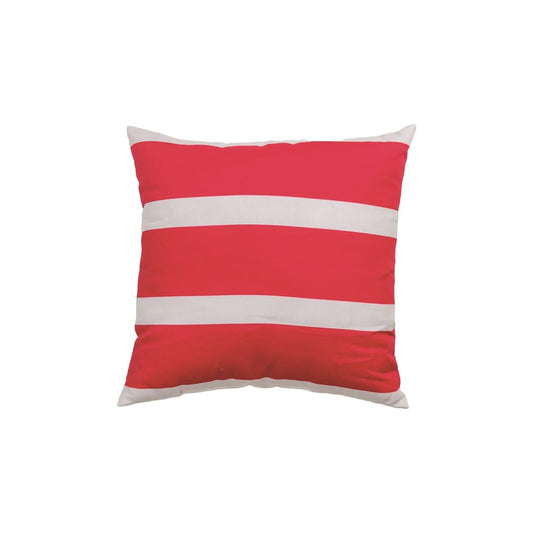 MWW Pillow, 18 x 18 inches, Red, White