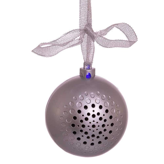 Kurt Adler Adler USB1300 Single Ball Ornament, Silver