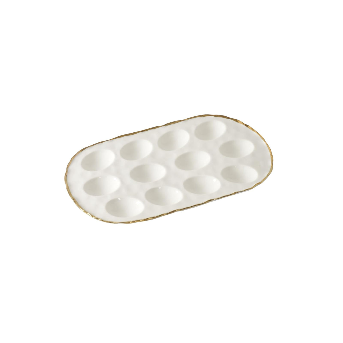 Pampa Bay Tray, 1" x 14.5" x 7.8", White