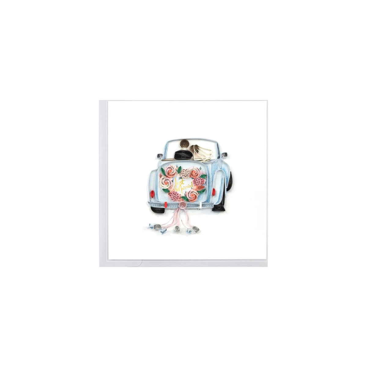 Quilling Card Greeting Card, 6in x 6in, Multi