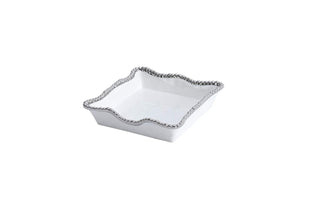 Pampa Bay Salerno Porcelain Luncheon Napkin Holder, White