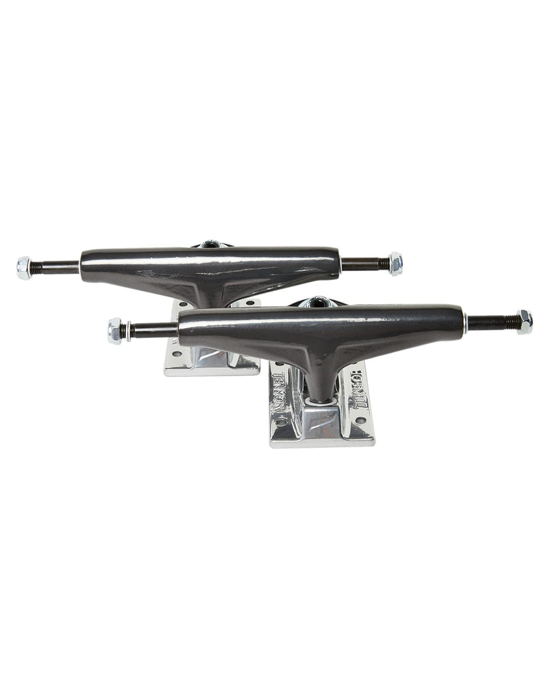Tensor Mag Light Glossy Skateboard Trucks - Gunmetal/Silver - 5.25