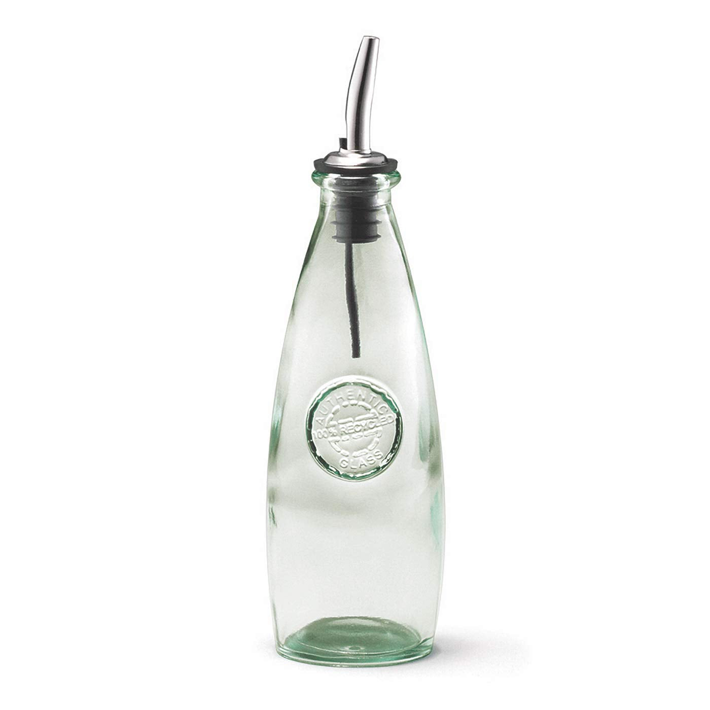 Tablecraft 12Oz Oil  Vinegar Bot Recycled Grn Glass