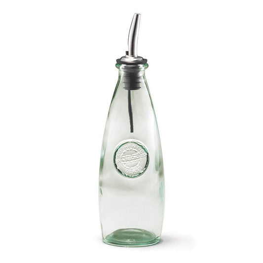 Tablecraft 12Oz Oil  Vinegar Bot Recycled Grn Glass
