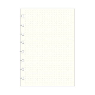 Rediform Filofax Notebooks A5 Dotted Journal Refill, Moveable, 8.25 X 5.75, 32 Cream Sheets Fits Refillable A5 Journals (B152016U)