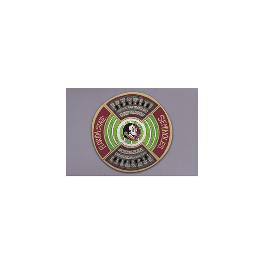 Magnolia Lane Round Stadium Melamine Platter, 13.5-inch Diameter, Serverware, Kitchen Accessories