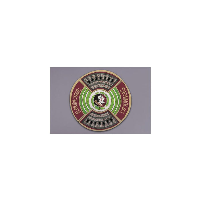 Magnolia Lane Round Stadium Melamine Platter, 13.5-inch Diameter, Serverware, Kitchen Accessories