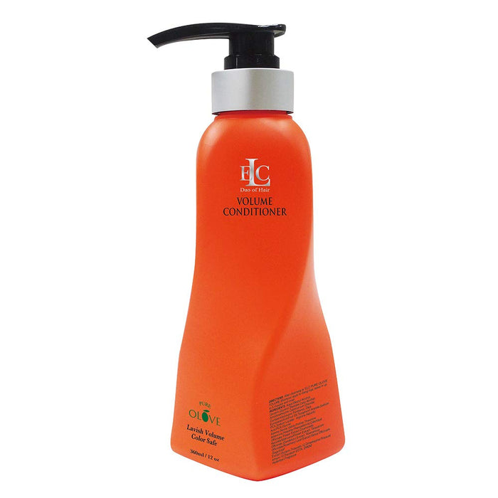 ELC Dao of Hair Pure Olove Volume Conditioner (12 oz) Color Protecting, Thickening, Bodybuilding, Volumizing, Nourishing, Repairing, Light Weight daily conditioner for Fine Limp, Thin Hair.