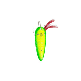Dardevle Fishing Hook, 3/4 oz. - 2 7/8" x 1 3/16", Honeycomb Lime