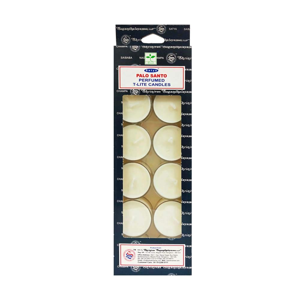 New Age Imports Satya Palo Santo Perfumed T-Lite Candles