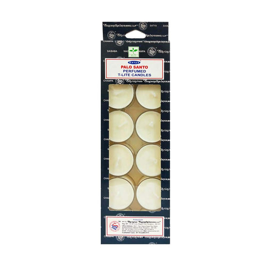 New Age Imports Satya Palo Santo Perfumed T-Lite Candles