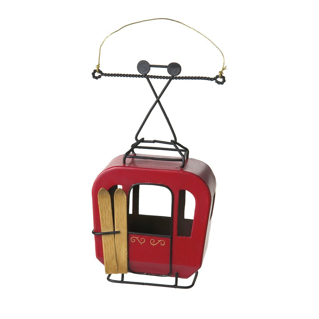 Midwest-CBK Hanging Ornament, 3.5" L. x 2" W. x 6" H., Gold,red