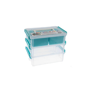 John Bead Storage Box, 2-1/2"H x 6"W x 8"L, Multicolor
