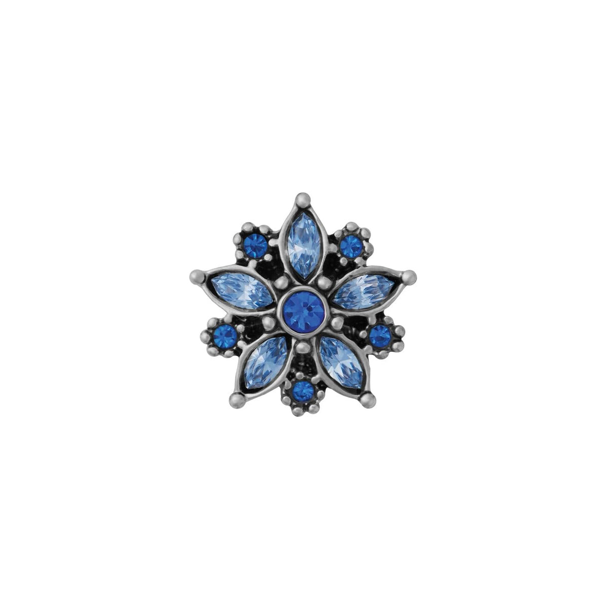 Ginger Snaps Snap Fastener, Blue