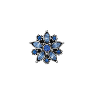 Ginger Snaps Snap Fastener, Blue