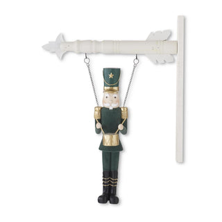 K&K Interiors Figurine, 16.5-inches, Dark Green