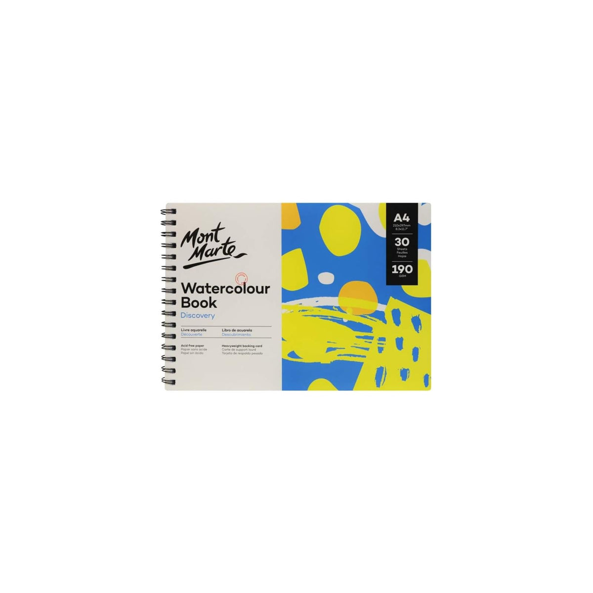 Mont Marte Art Media Paper, A4 (8.3 x 11.7in), white