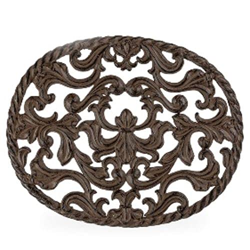 Gerson Companies Acanthus Metal Oval Trivet