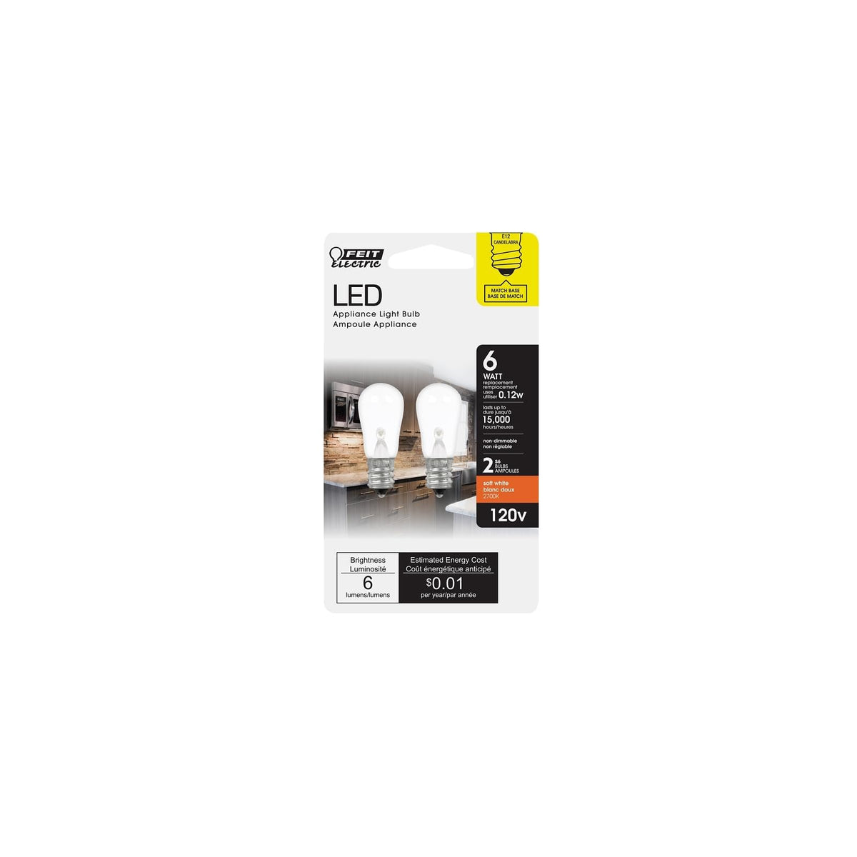 Feit Electric Light Bulb, No Size, No Color