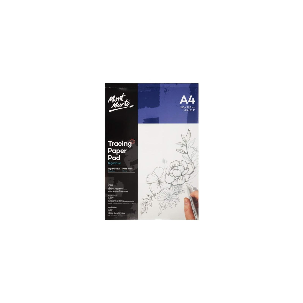Mont Marte Art Media Paper, A4, white