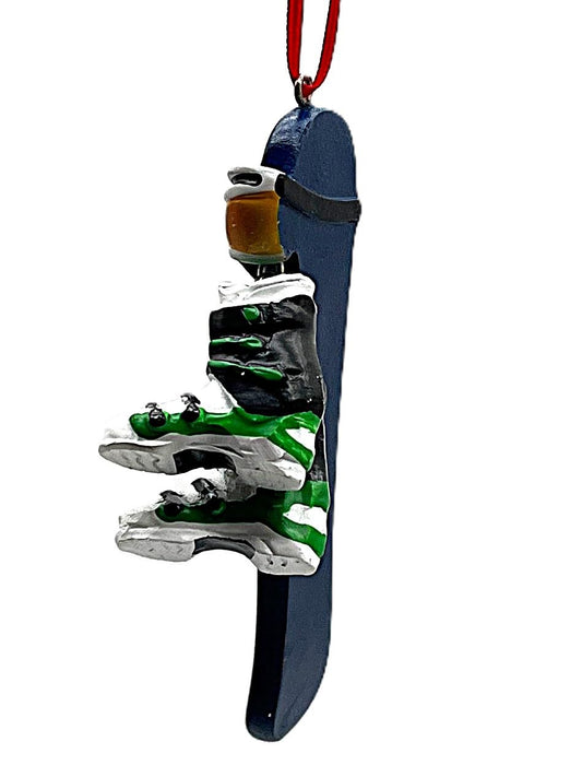 Kurt Adler 4.5" Resin Snowboard Personalization Ornament