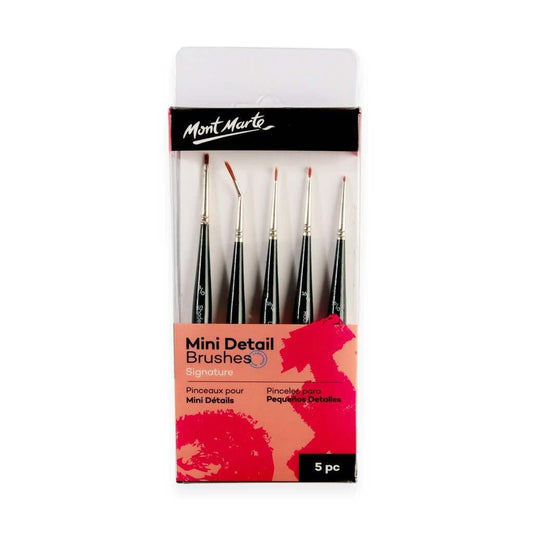 Mont Marte Mini Detail Brush Set 5pce