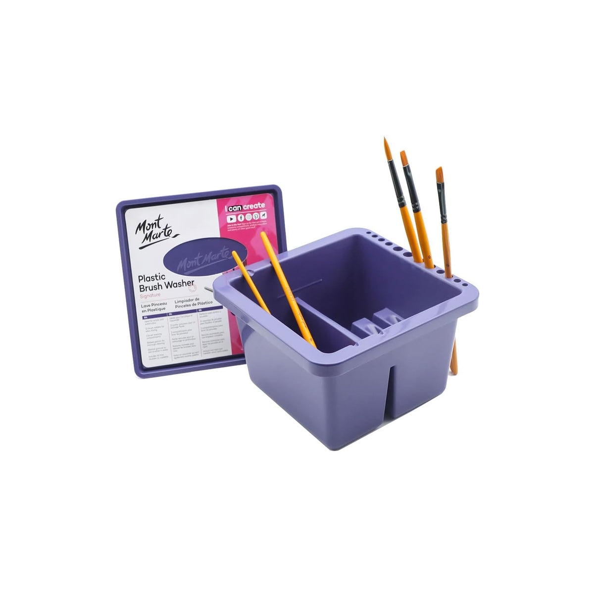 Mont Marte Caddy, 6 different sizes, Silver
