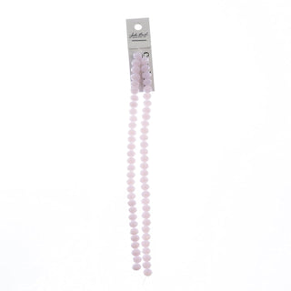 John Bead Craft Bead, 6mm x 8mm, Opaque Pink