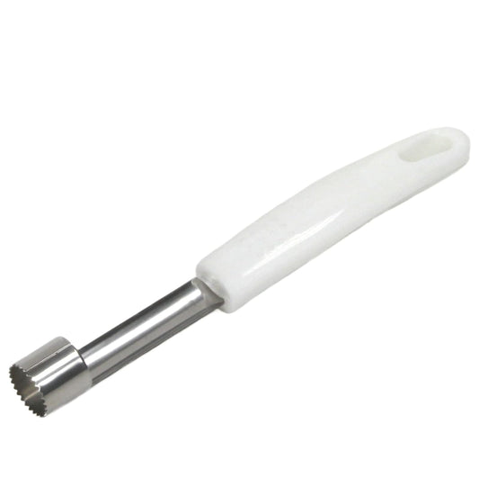 Chef Craft Select Stainless Steel Apple and Vegetable Corer, 8.75 inch, White