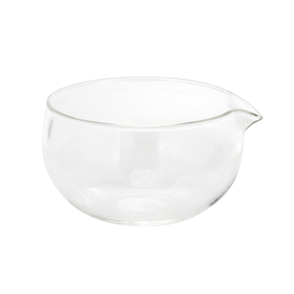 Urban Tokyo Whisk Utensil, Bowl with pouring spout, Clear Glass Matcha Bowl
