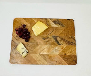 Drew Derose Cutting Board, 16"L x 12"W, Brown