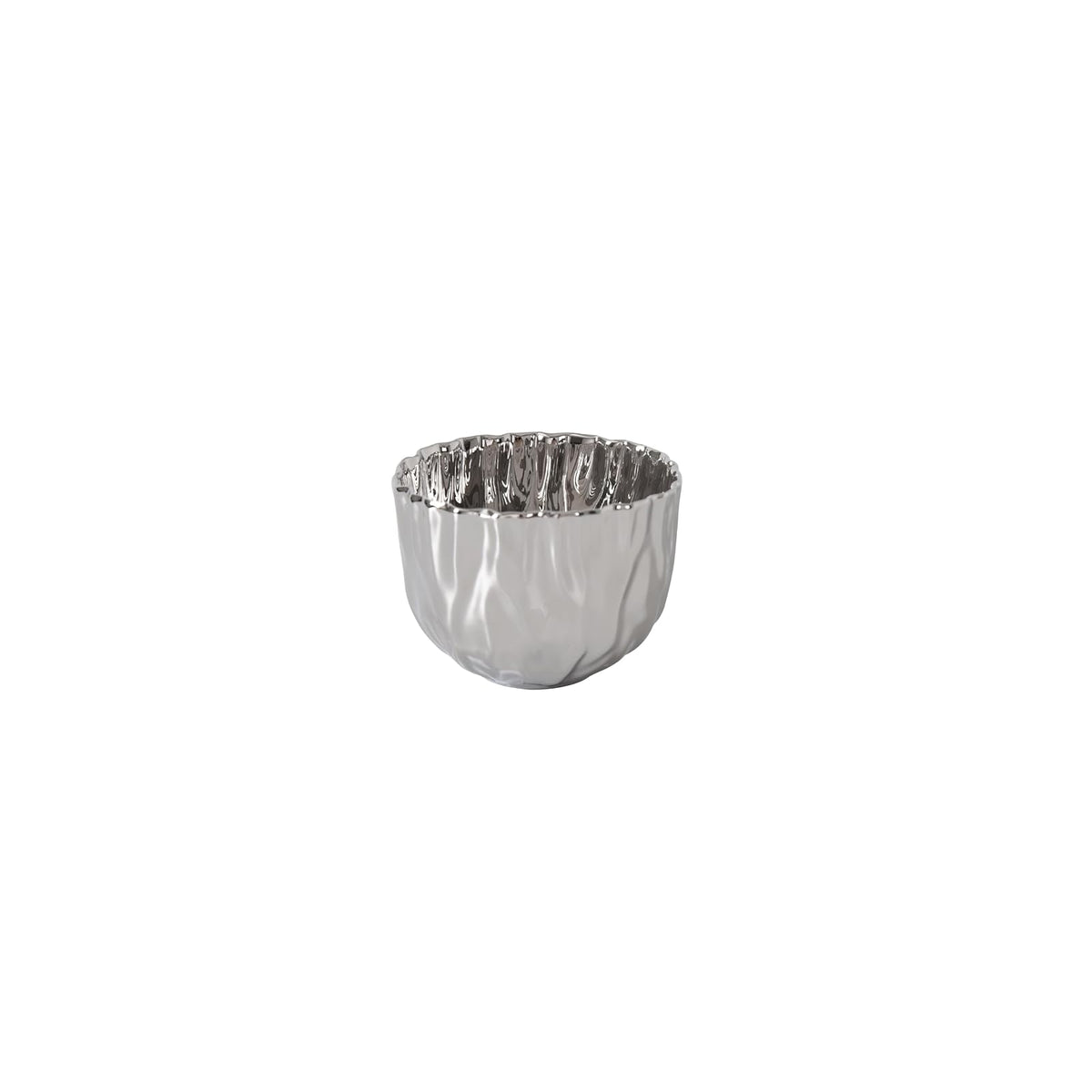 Pampa Bay Dishware Bowl, Small, Silver