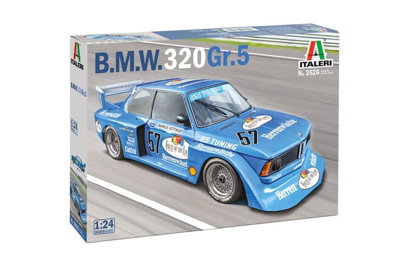 Italeri 3626S 1:24 B.M.W. 320 g. 5, Construction, Stand Model Making, Crafts, Hobby, Gluing, Plastic Kit, Detailed