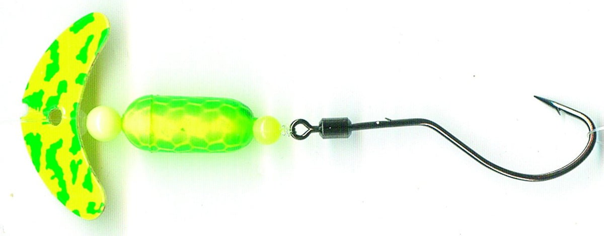 Mack's Lure Fishing Hook, One Size, Chartreuse Green