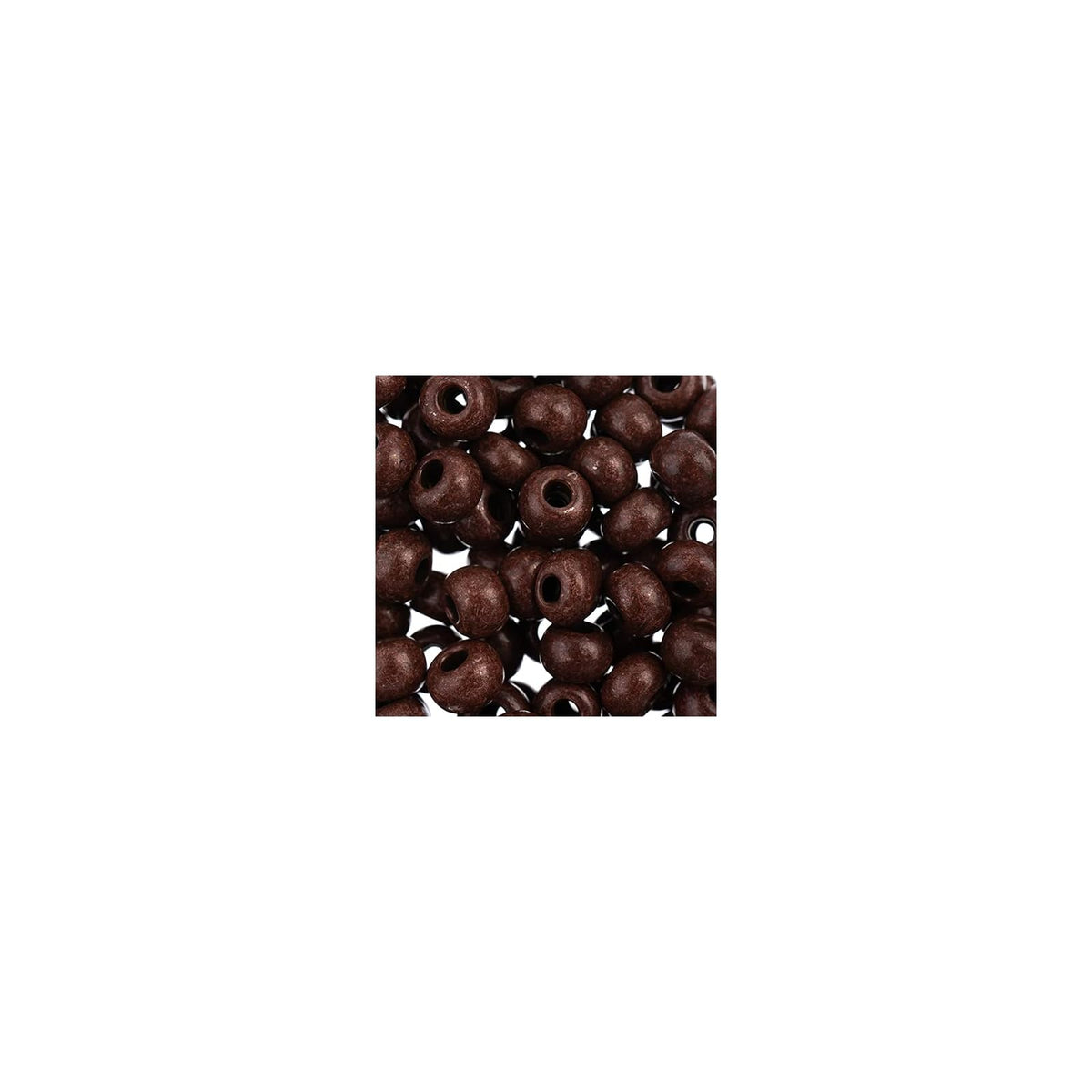 John Bead Craft Bead, 2/0, Dark Brown