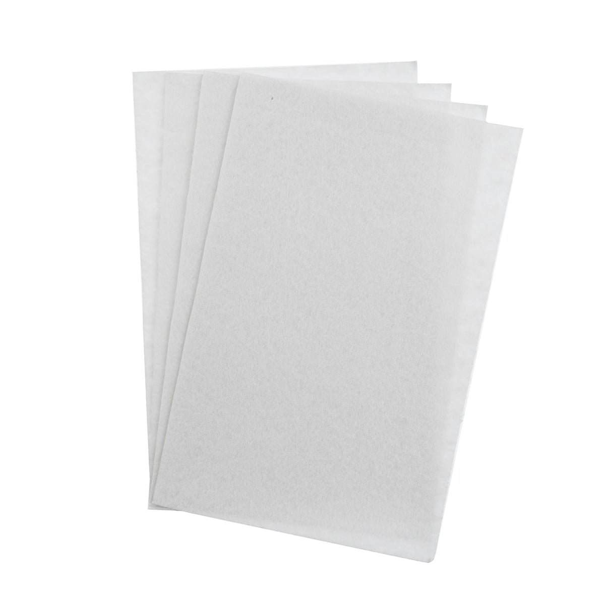 John Bead Fabric, 5" x 8", White
