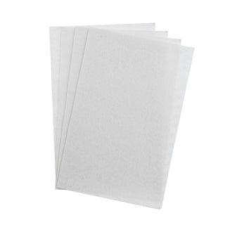 John Bead Fabric, 5" x 8", White