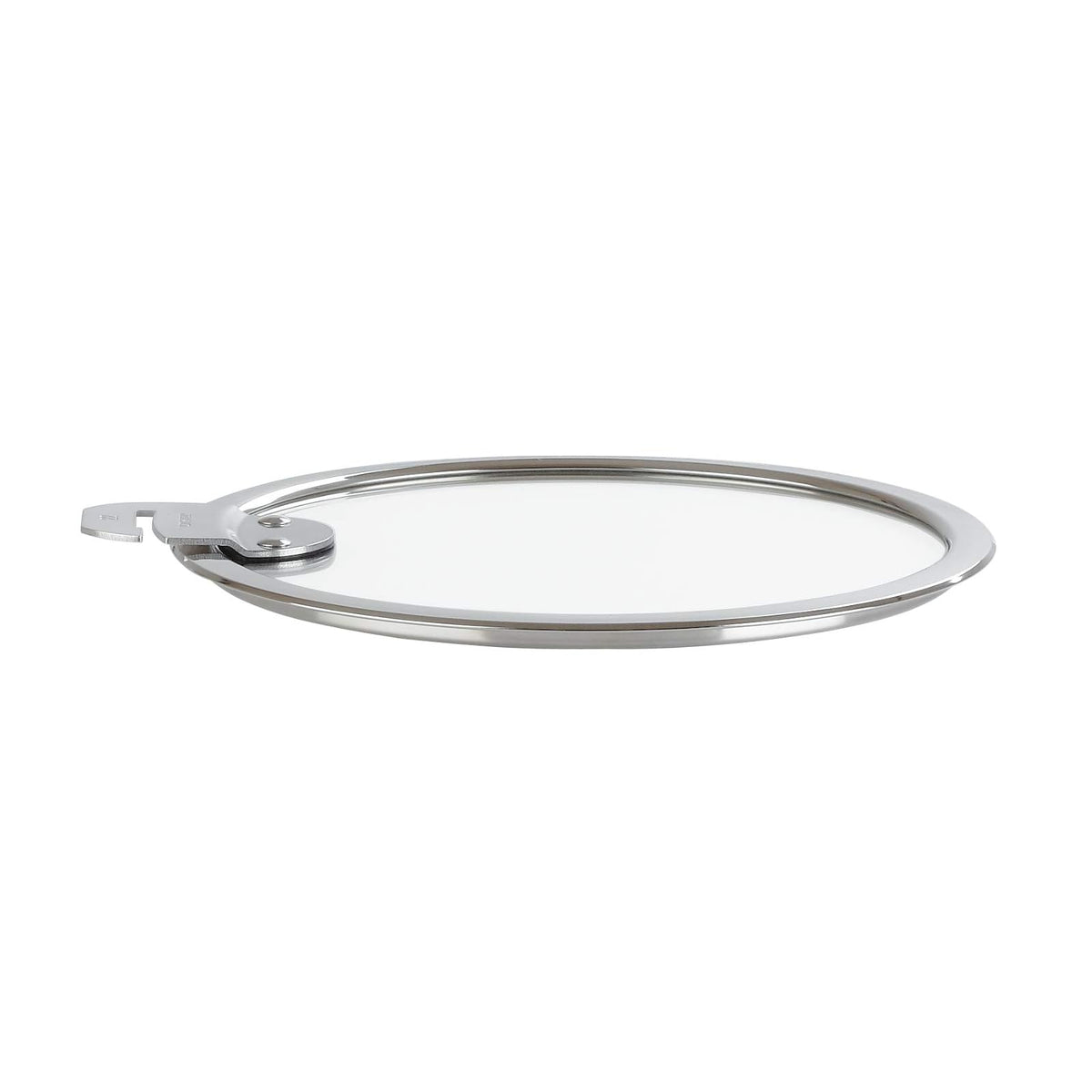 Cristel Container Lid, 8 Inch, Clear with Silver handle