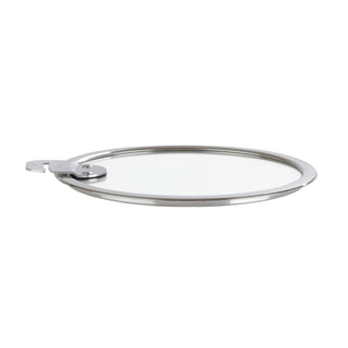 Cristel Container Lid, 8 Inch, Clear with Silver handle