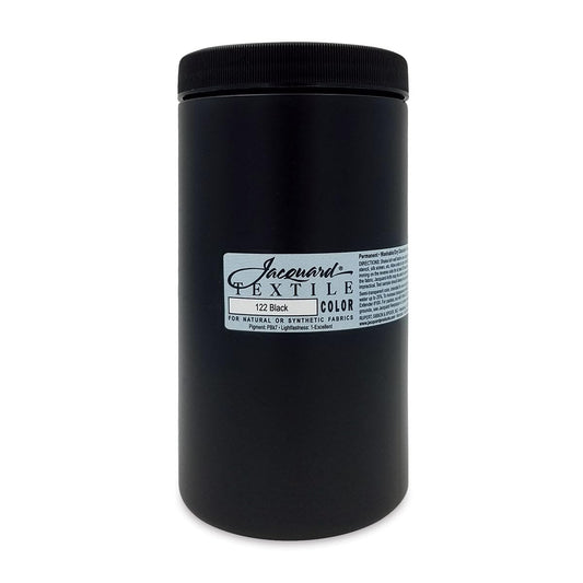 Jacquard Textile Color - Black, 32 oz jar