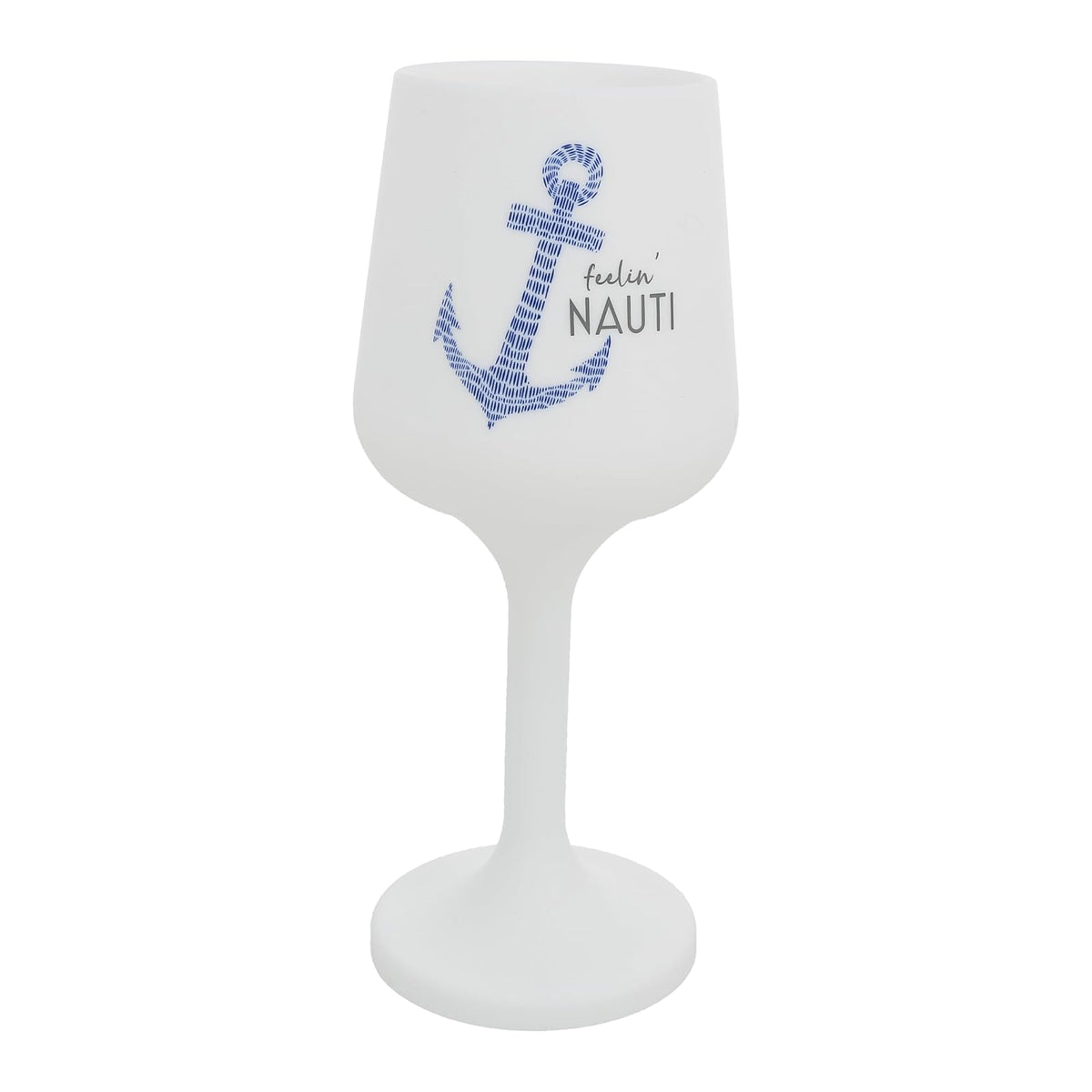 Pavilion Gift Company Drinking Cup, 12 Ounces, White, Blue